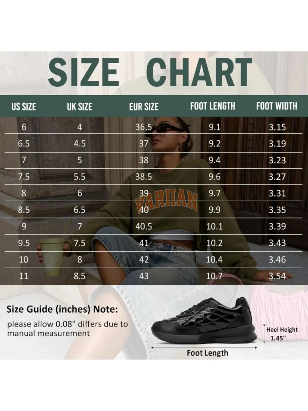 Quilted Platform Sneakers for Women | Chunky Casual Walking & Fashion Shoes
